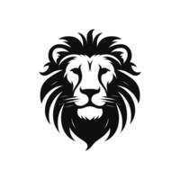 Lion Head Icon in Vector, Illustration on Isolated Background with EPS Format vector