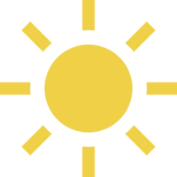 Weather icon in flat style png