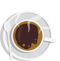 Cup of hot coffee png