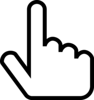 cursor puntero símbolo png