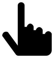 cursor puntero símbolo png