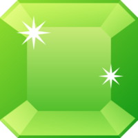 Colored gem icon png