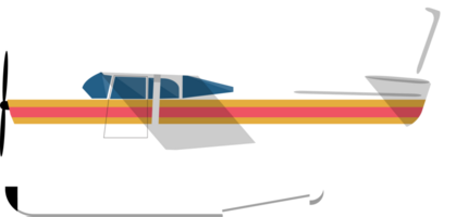 Aviation amphibian plane png