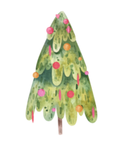 Aquarell Weihnachten Hand gemalt Illustration. isoliert Element png