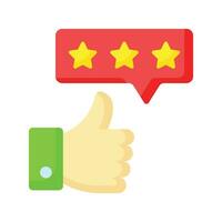 Check this beautiful vector of feedback with thumb up