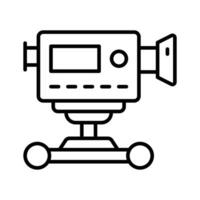 Camera dolly vector design isolated on white background