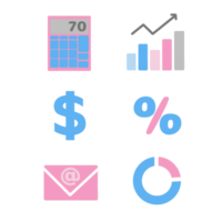 accounting symbool en icoon png