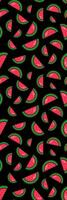 Watermelon pattern printable bookmark photo