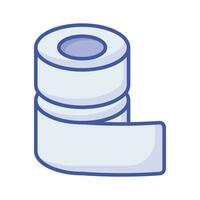 Tissue roll icon in modern design style, toilet paper roll, barbershop tissue rolls vector design