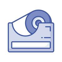 Check this amazing icon of tape dispenser in trendy style vector