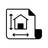 Home design on page showing concept icon of home architecture, architectural design vector