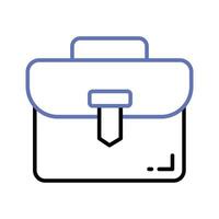 Business portfolio vector design, an amazing icon of business bag in editable style