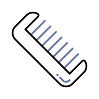 Hair comb vector design, barbershop accessories icon, ready to use