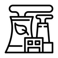 factory line icon vector