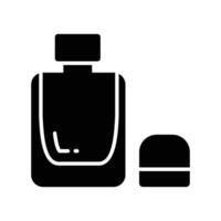 escalable icono de perfume, único vector de fragancia botella