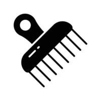 Get your hands on this beautiful icon of afro comb, ready for premium use vector