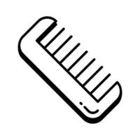 Hair comb vector design, barbershop accessories icon, ready to use