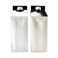 ai généré Lait boîte sur transparent Contexte - ai généré png