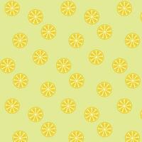 Lemon fruit pattern design vector