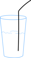 Glass doodle illustration, Transparent background. png