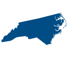 norte carolina estado mapa. mapa de el nos estado de norte carolina png