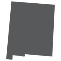 New Mexico state map. Map of the U.S. state of New Mexico. png