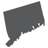 Connecticut staat kaart. kaart van de ons staat van Connecticut. png