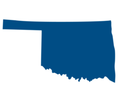 carte de Oklahoma. Oklahoma carte. Etats-Unis carte png