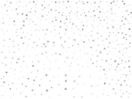 Wedding Light silver Triangular glitter confetti background. White festive texture vector