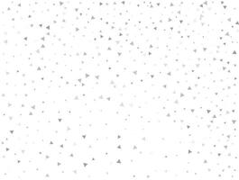 Wedding Light silver Triangular glitter confetti background. White festive texture vector