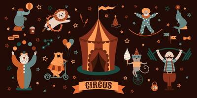 World Circus Day. vector