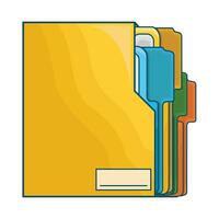 illustration of folder vector