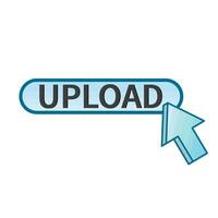 illustration of upload vector