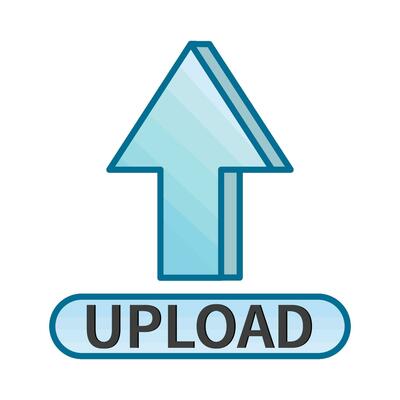illustration of upload