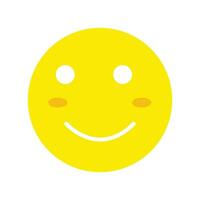 Smile Emoji yellow, happy emoji vector