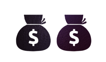 Dollar Zeichen Symbol mit Textur png