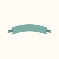 Ribbons design elements in white background vector