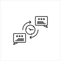 Set of 20 outline icons related to time management. Time management banner web icon vector illustration concept with icon of objective, priority, schedule, reminder, efficiency and alerts.