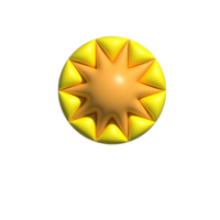 A 3d star icon free png