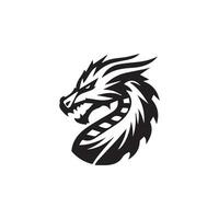 Dragon vector icon illustration design logo template