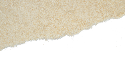 Beach sand border isolated element png