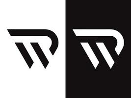 diseño de logotipo letra w vector