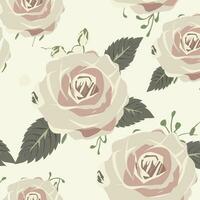 Vector flower pattern background design illustration