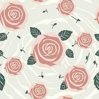Vector flower pattern background design illustration