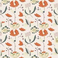 Vector flower pattern background design illustration