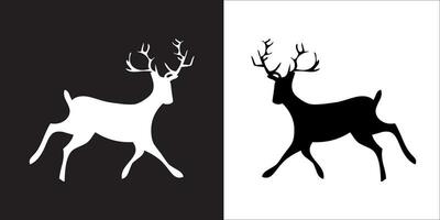 Illustration vector graphics of deer icon