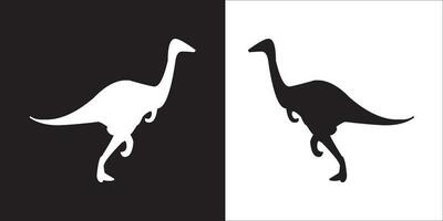 Illustration vector graphics of dinosaur icon