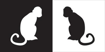 Illustration vector graphics of monkey icon