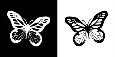 Illustration vector graphics of butterfly icon