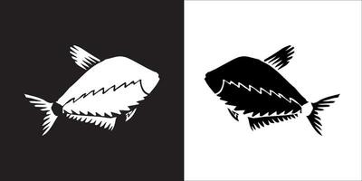 Illustration vector graphics of fish icon